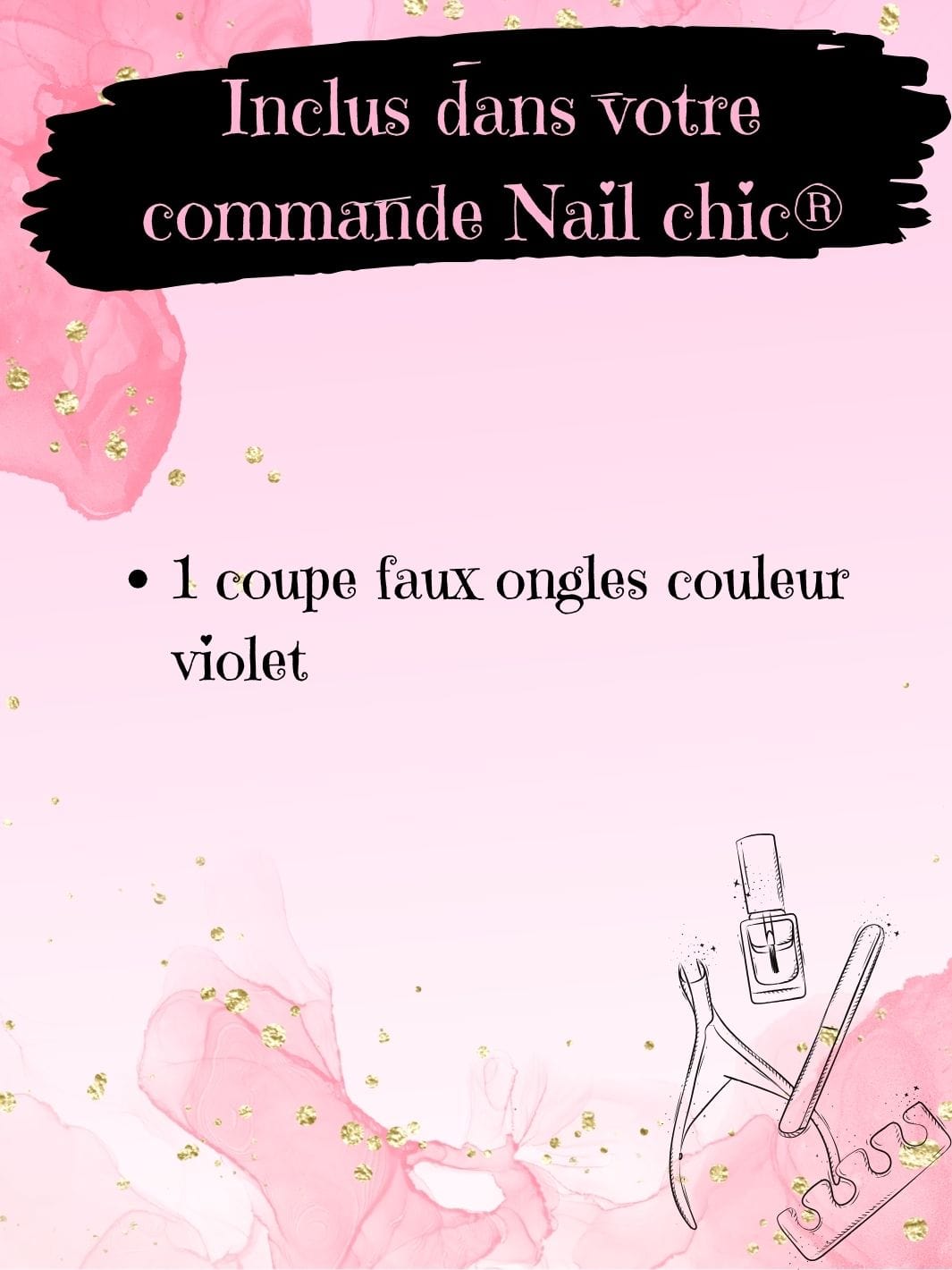 Coupe faux ongles Nail Chic
