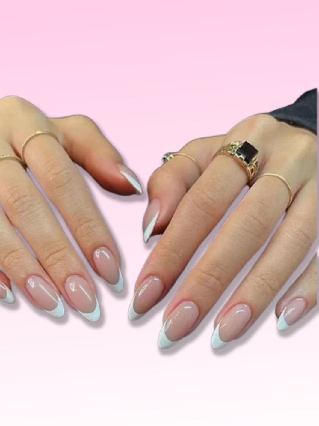Faux ongle french blanche Nail Chic