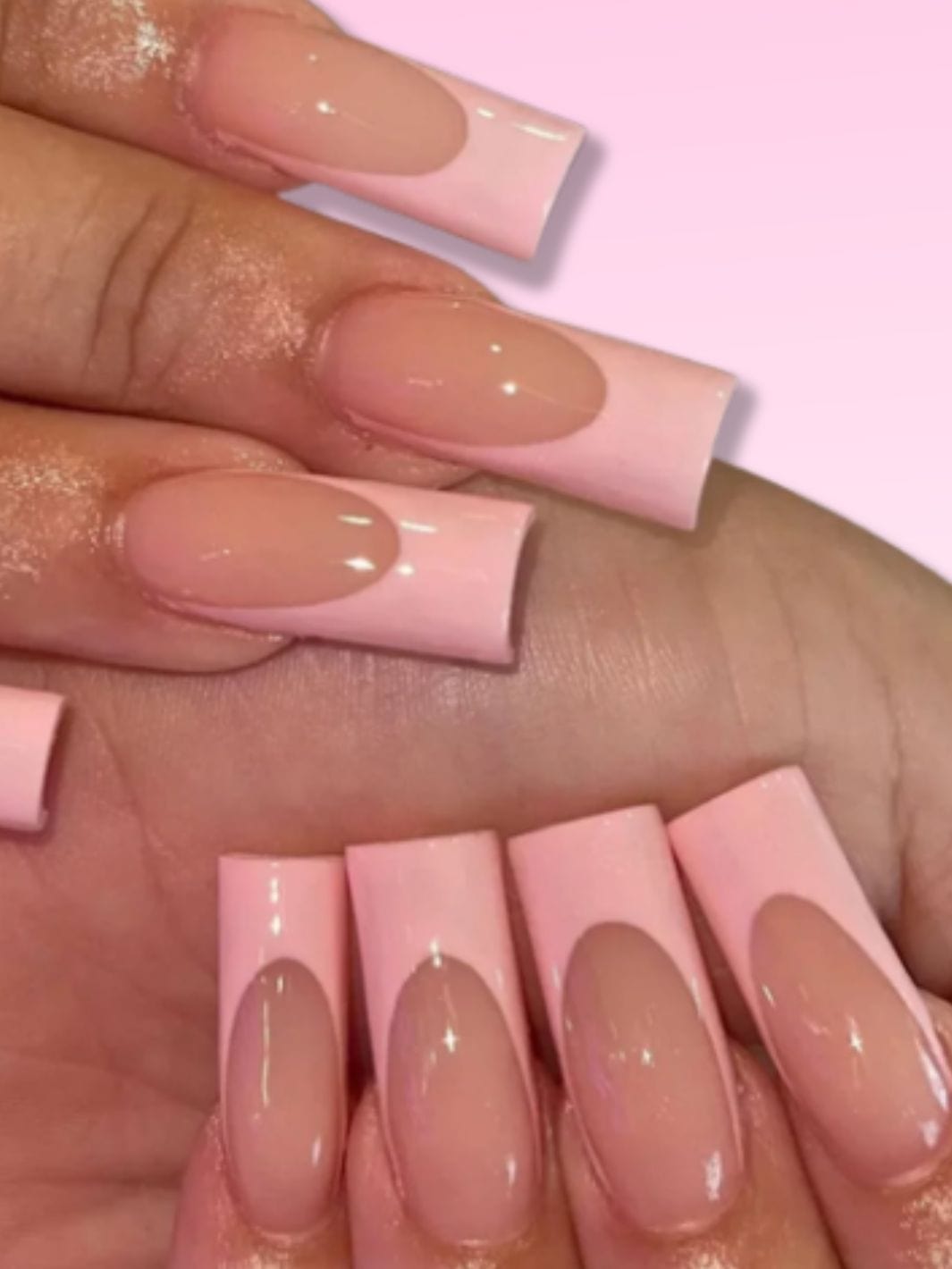 Faux ongle french rose Nail Chic