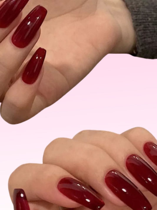 Faux ongle rouge Nail Chic