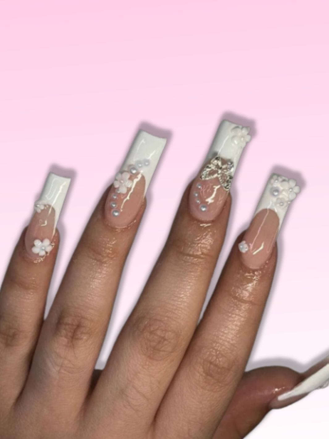 Faux ongles blancs Nail Chic