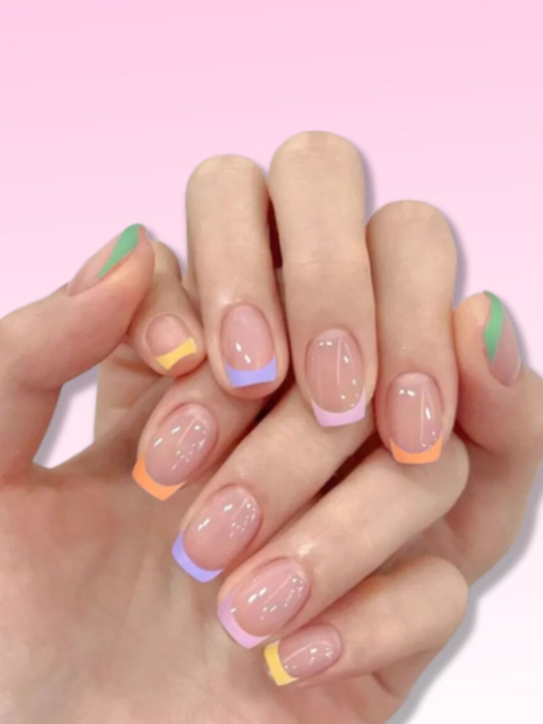 Faux ongles couleurs pastel Nail Chic