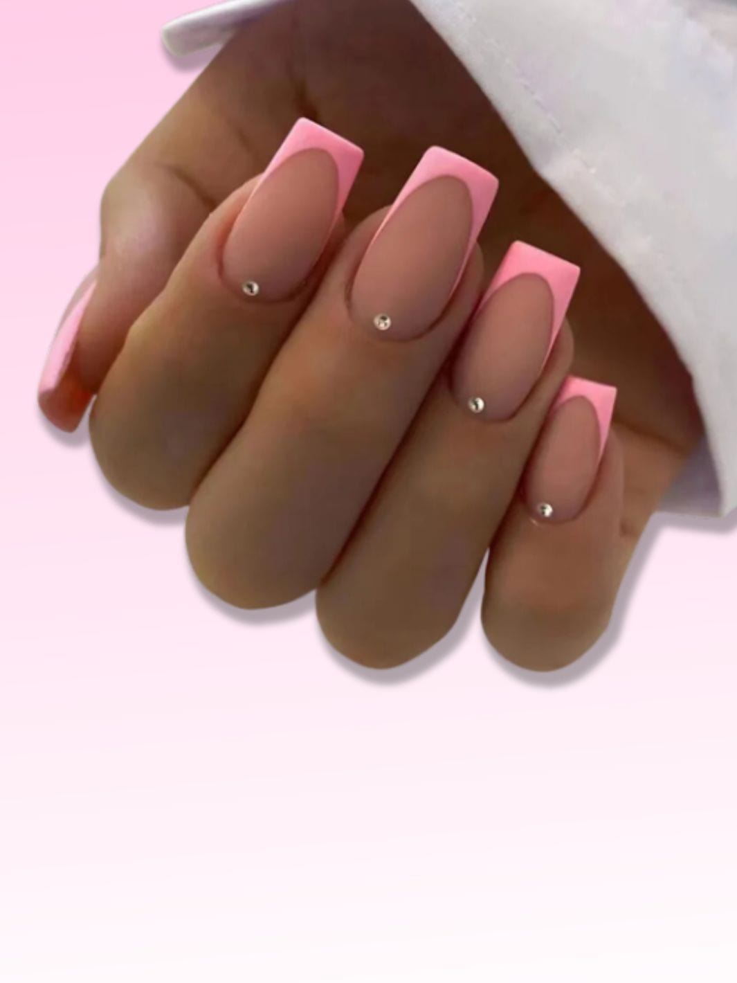 Faux ongles french rose Nail Chic