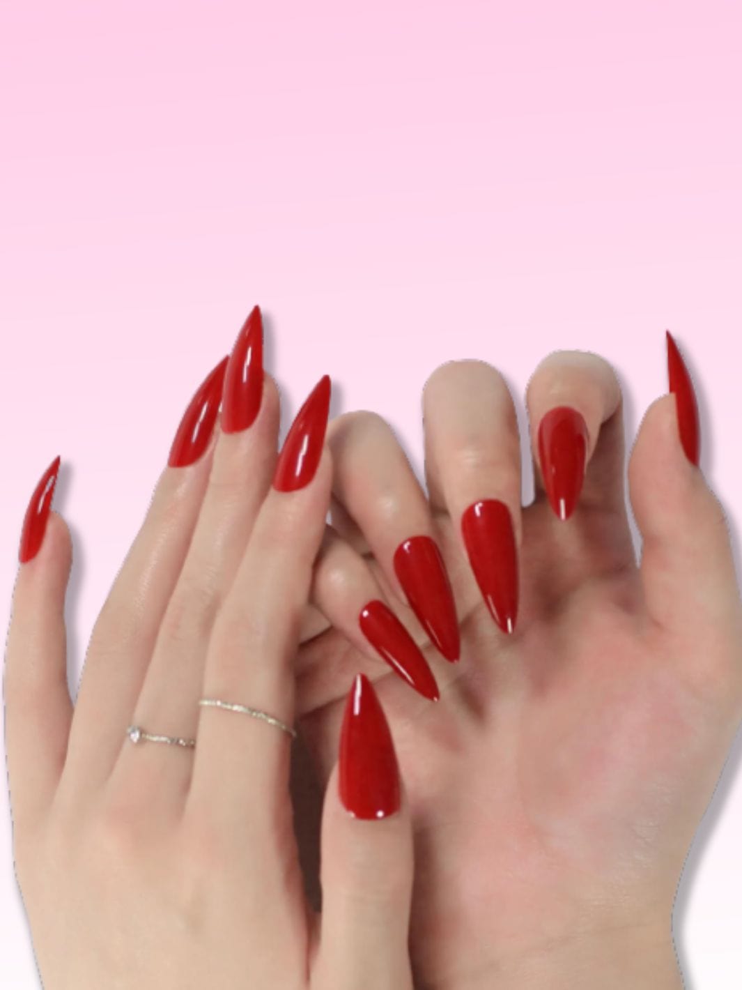 Faux ongles rouge Nail Chic