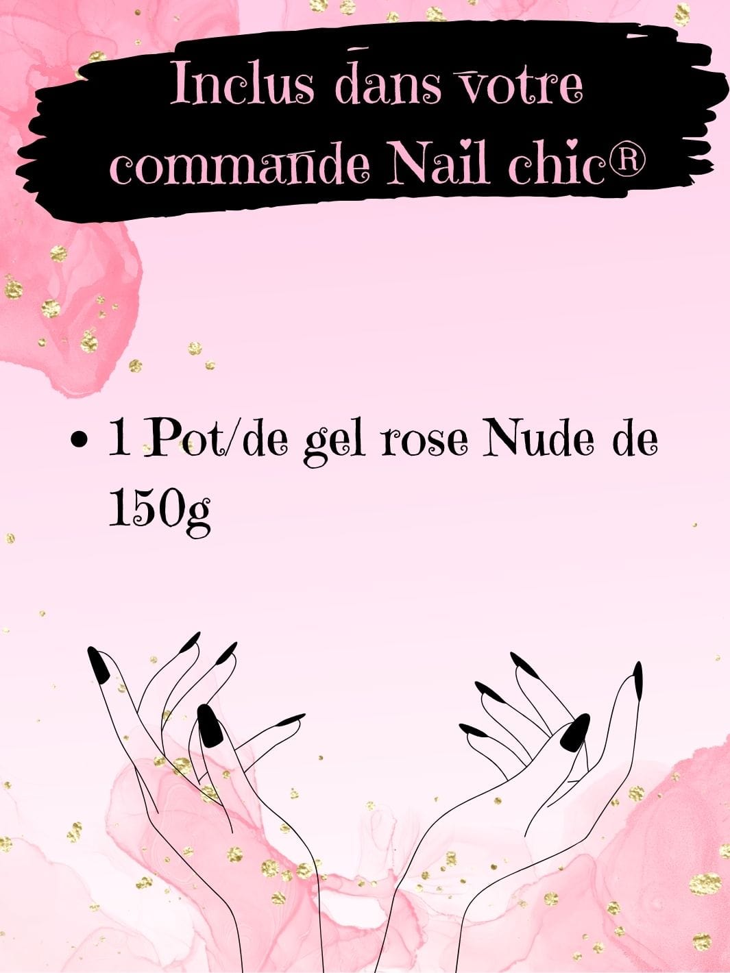 Gel pour faux ongle Nail Chic