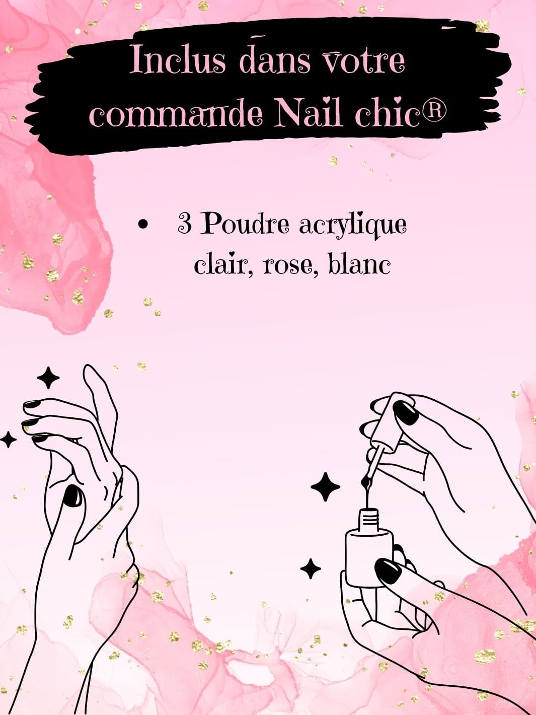Kit complet ongle acrylique Nail Chic